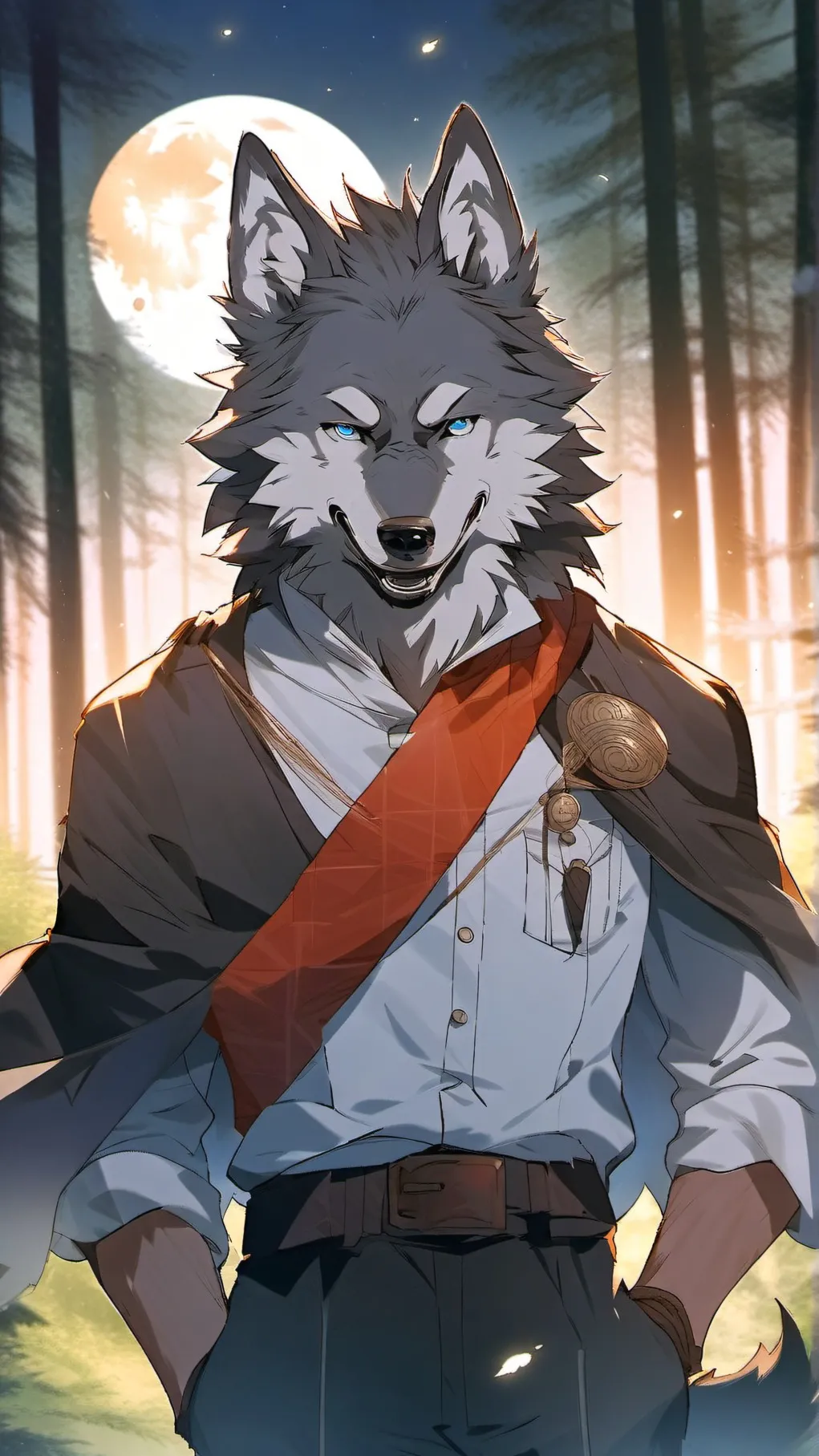 ai character: KING background