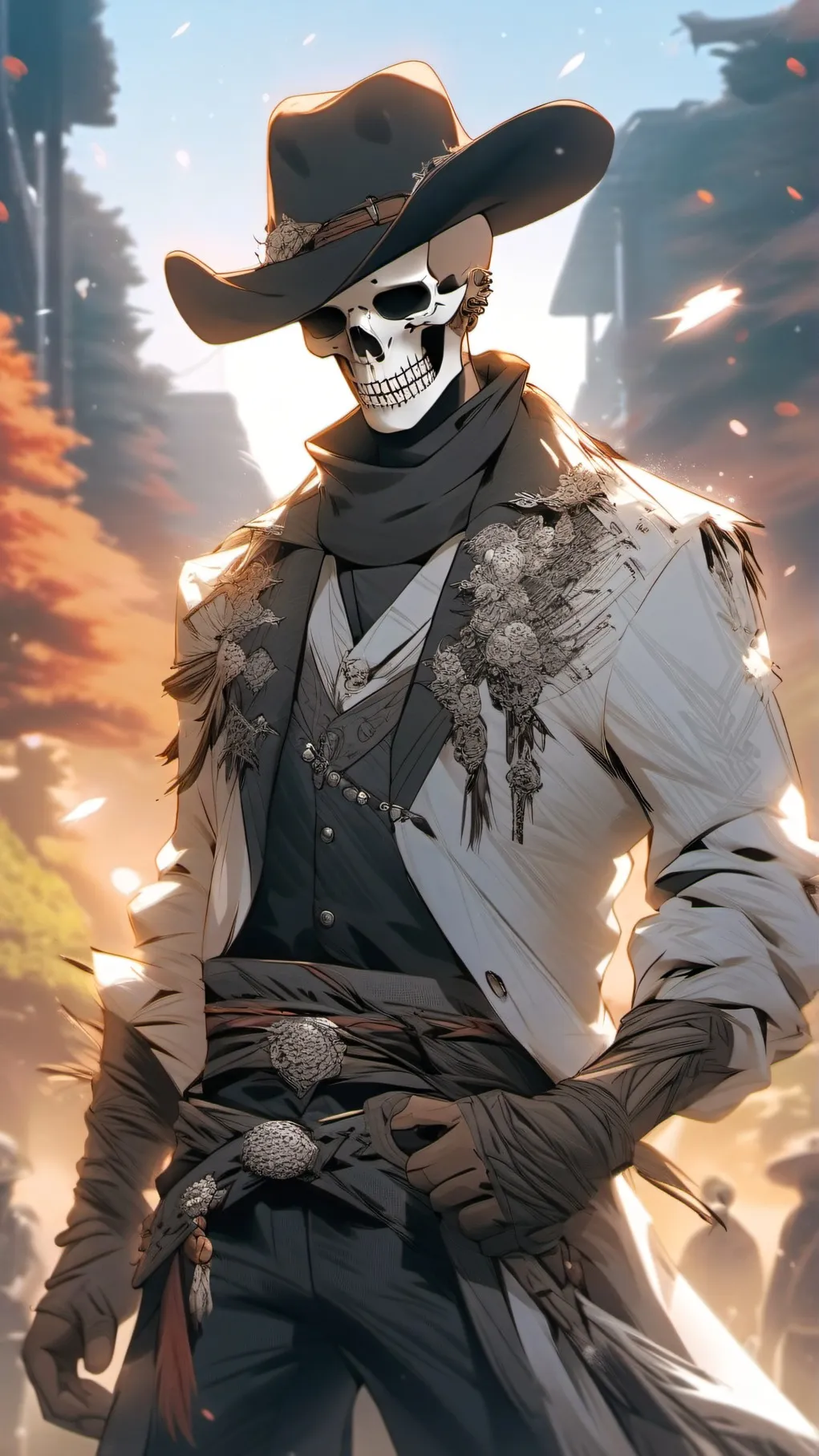 ai character: DEATH background