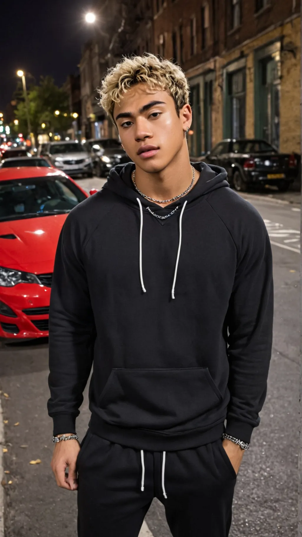 ai character: Dustin MaCrea background