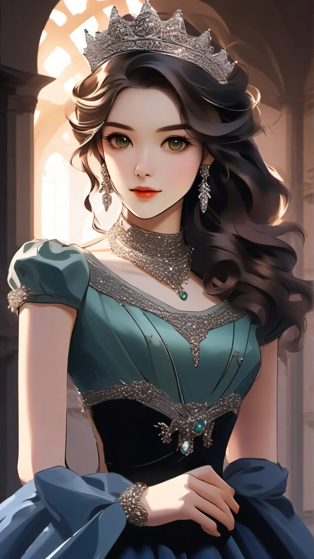 ai character: fake spoiled p background