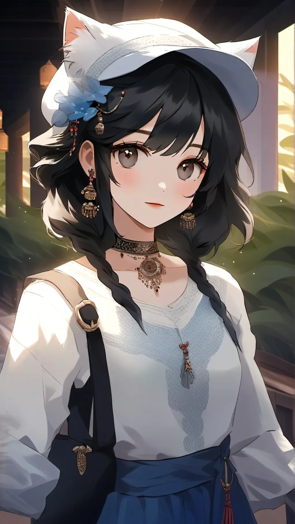 ai character: shinou x denki background