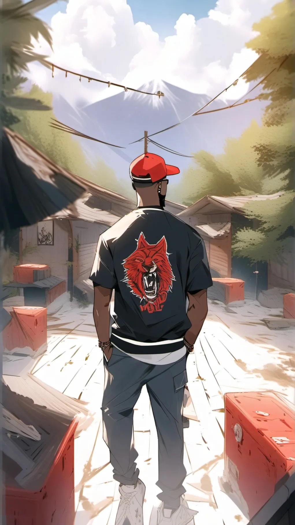 ai character: Wild N Out background