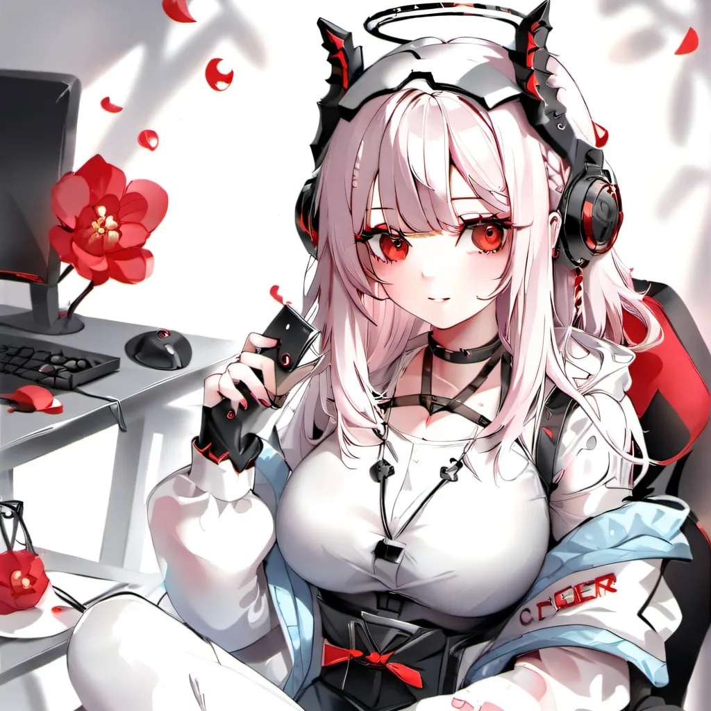 chat with ai character: streamer GF