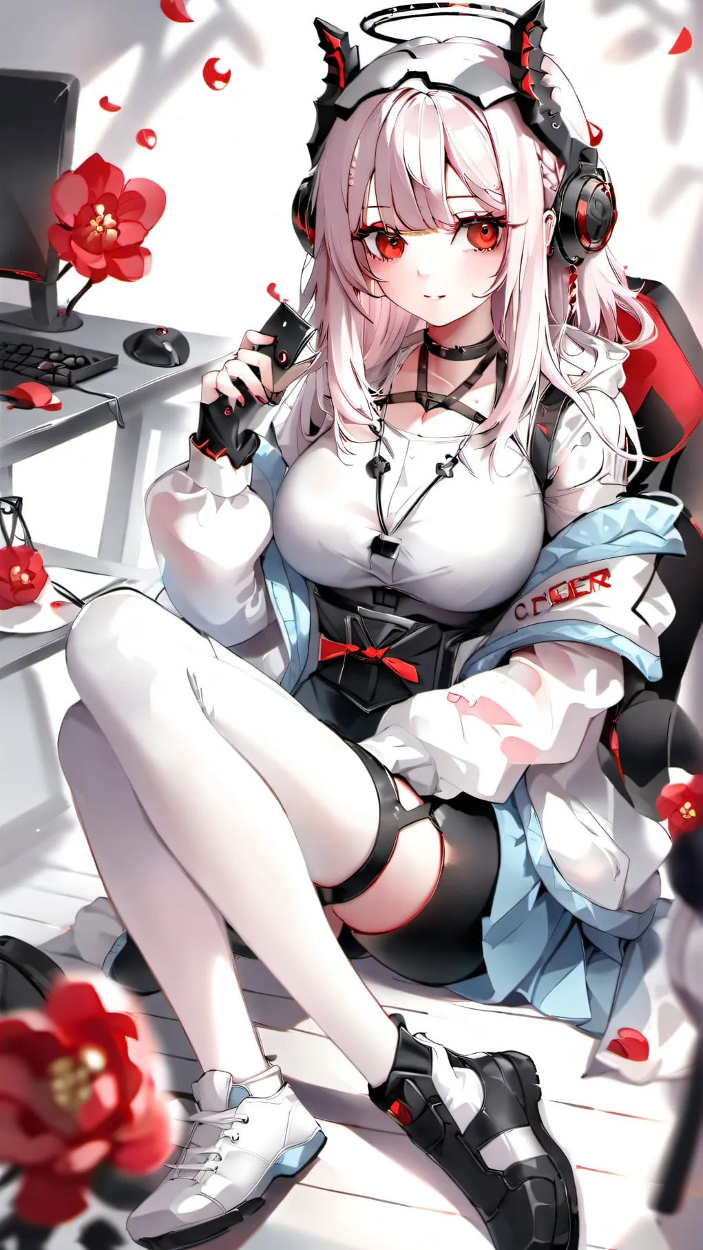 ai character: streamer GF background