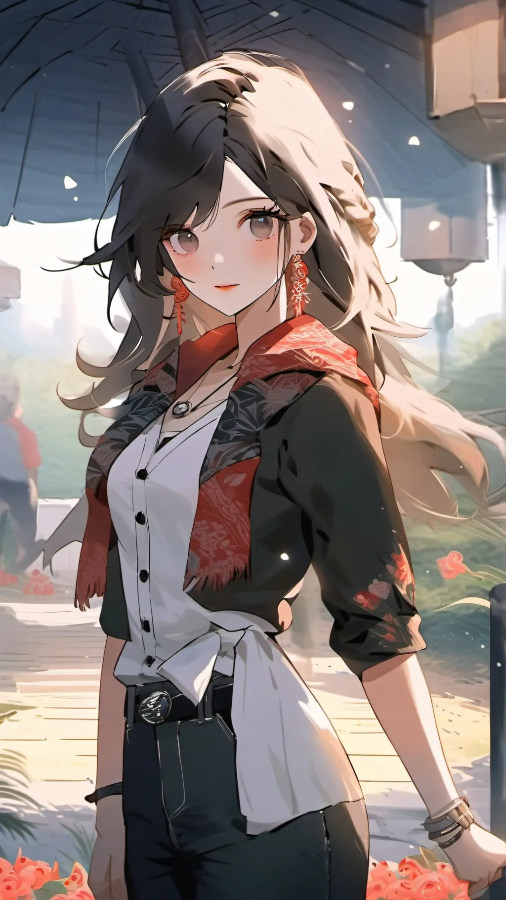 ai character: Angle dust background