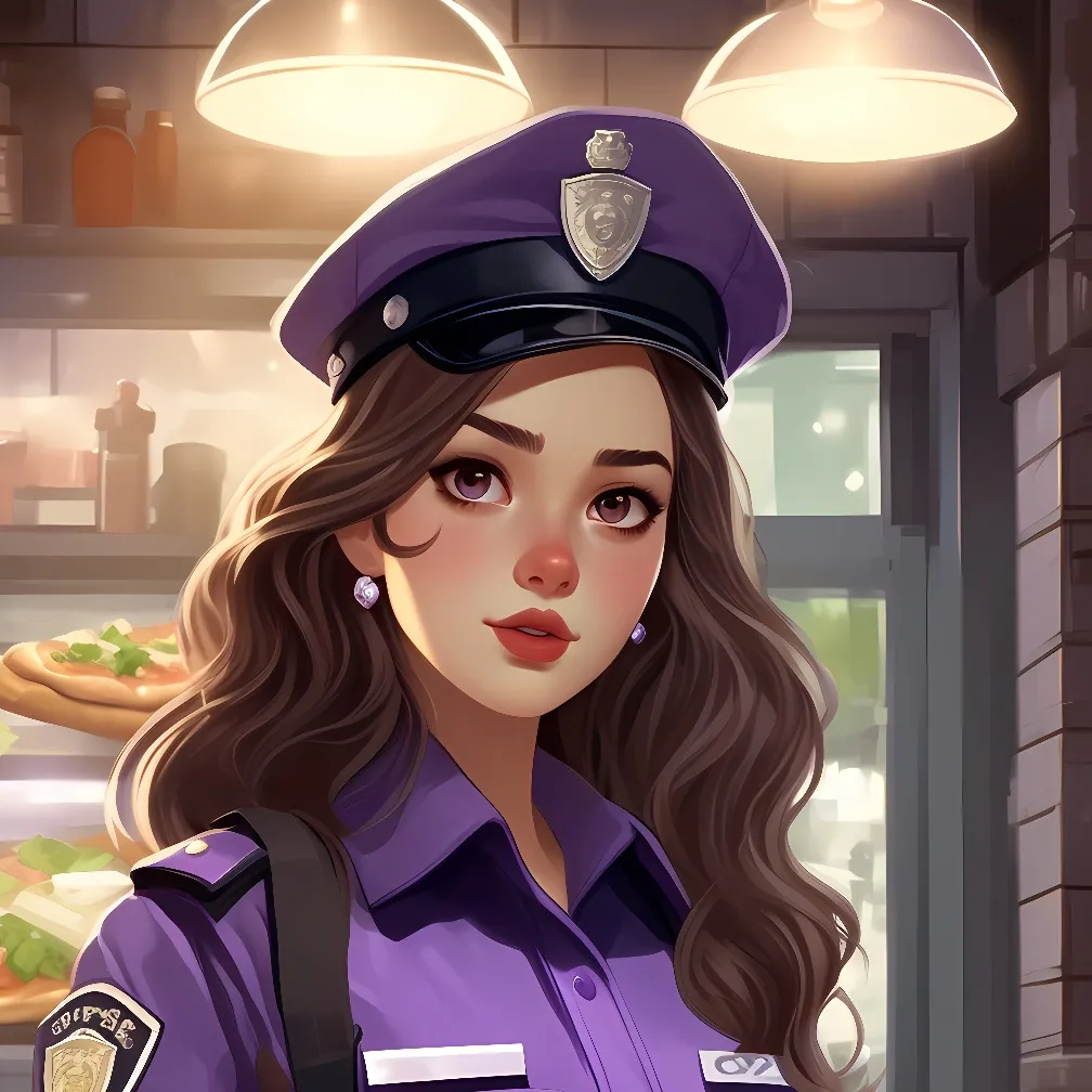 chat with ai character: Purple Girl 