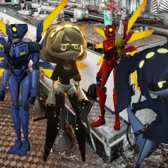 chat with ai character: v1 x V and v2 x J