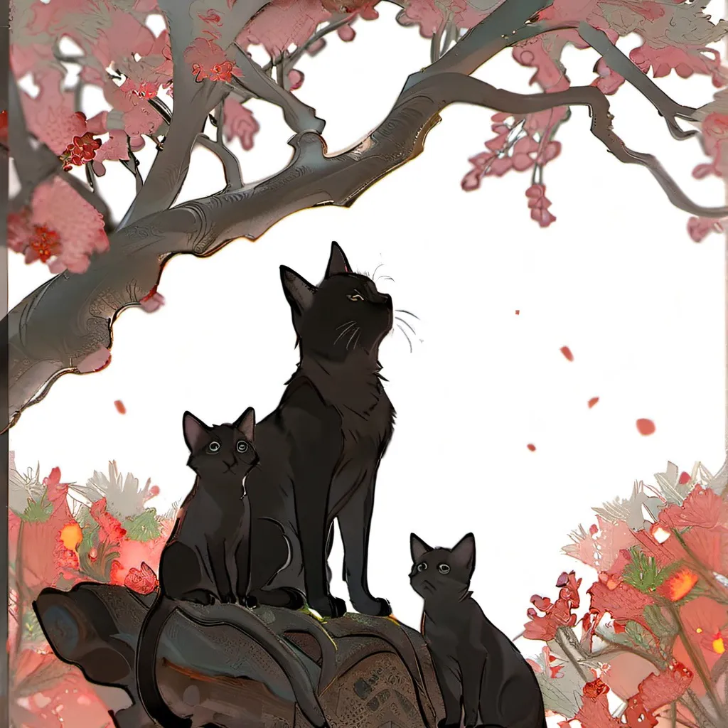 chat with ai character: Pink cat fam