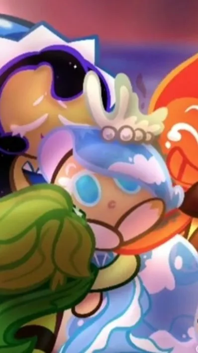 ai character: Legendary cookies background