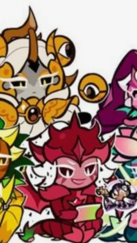 ai character: Dragon cookies background