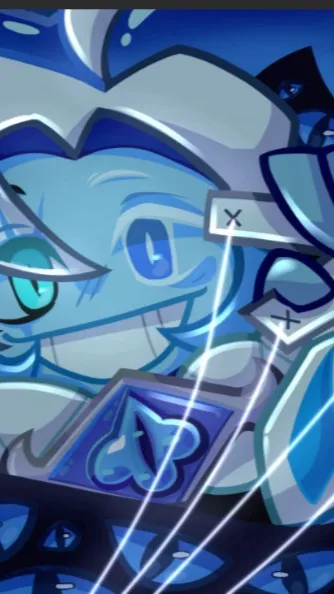 ai character: Shadow milk cookie background