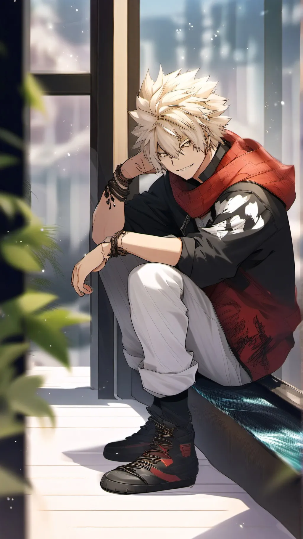 ai character: Bakago Roomate background