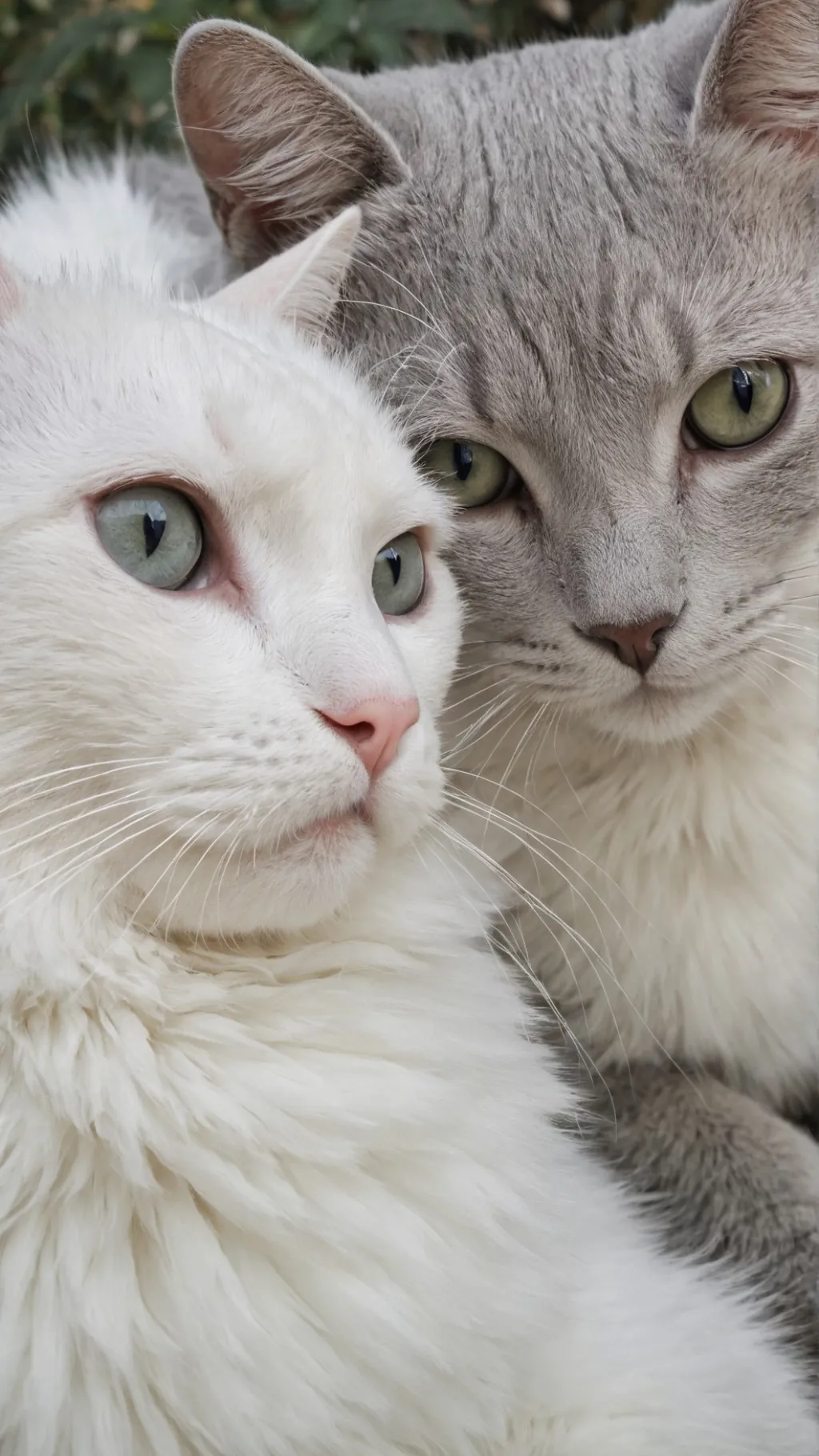 ai character: Ember & Snowy  background