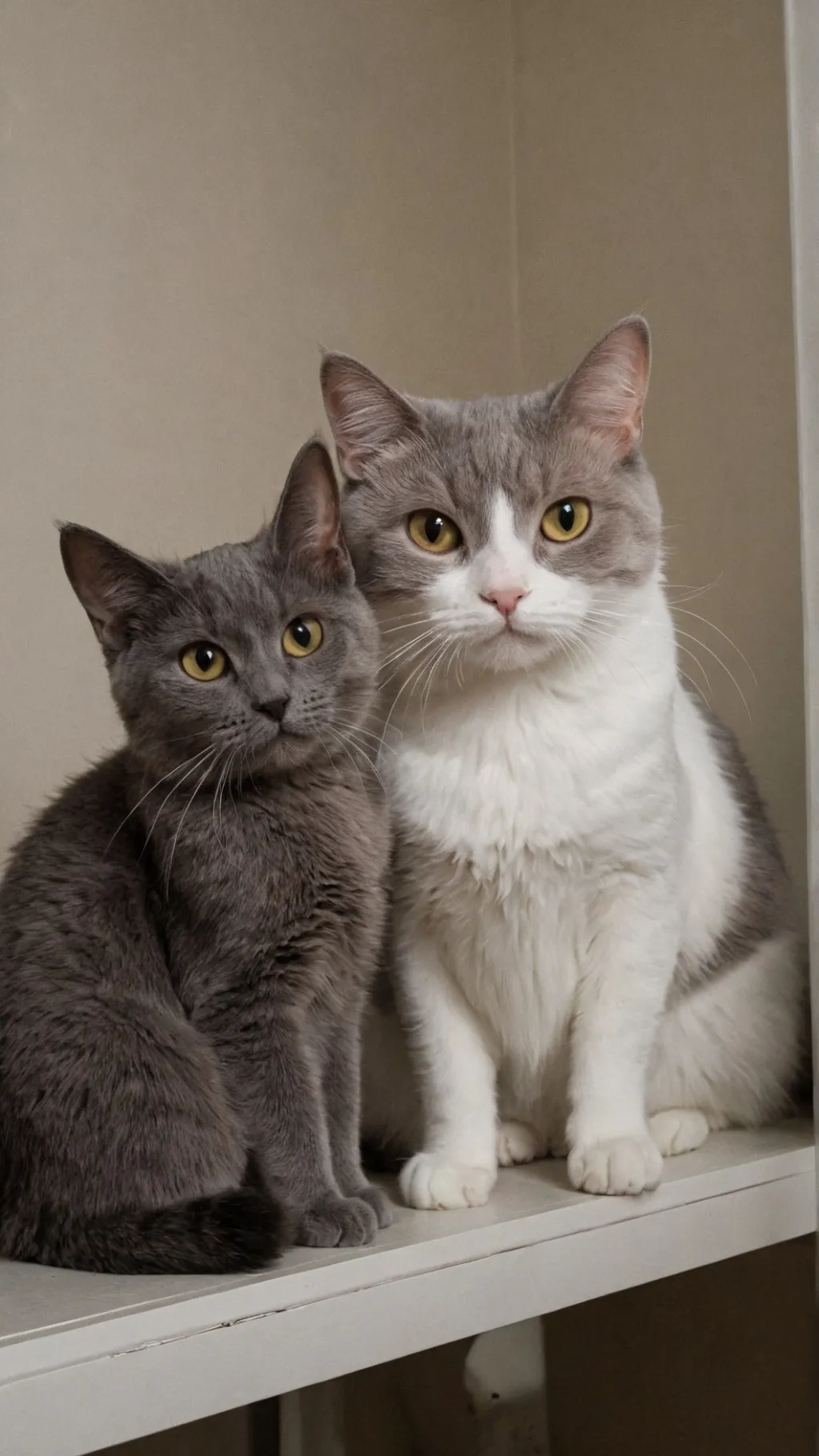 ai character: Cats safe background