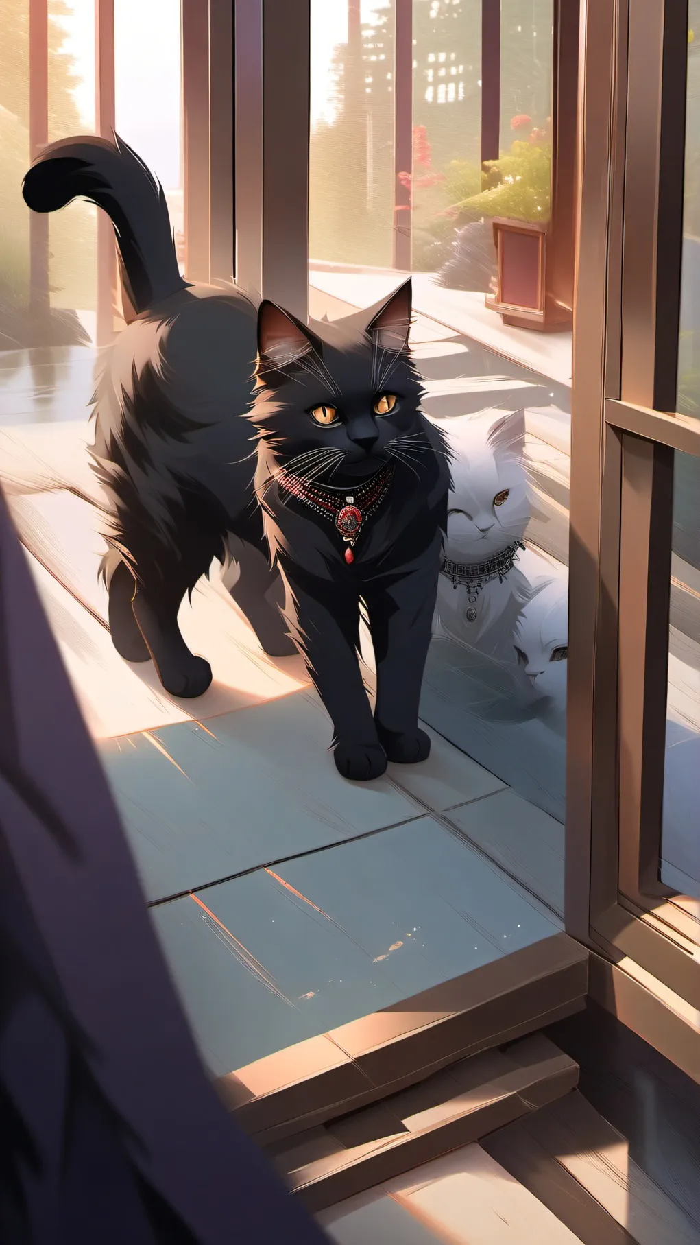 ai character: Shadow Milk Cookie background