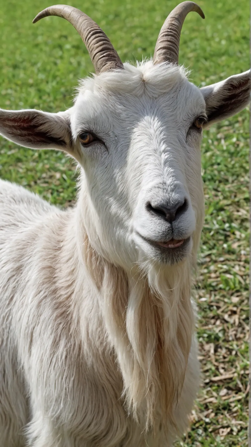 ai character: Screaming goat background