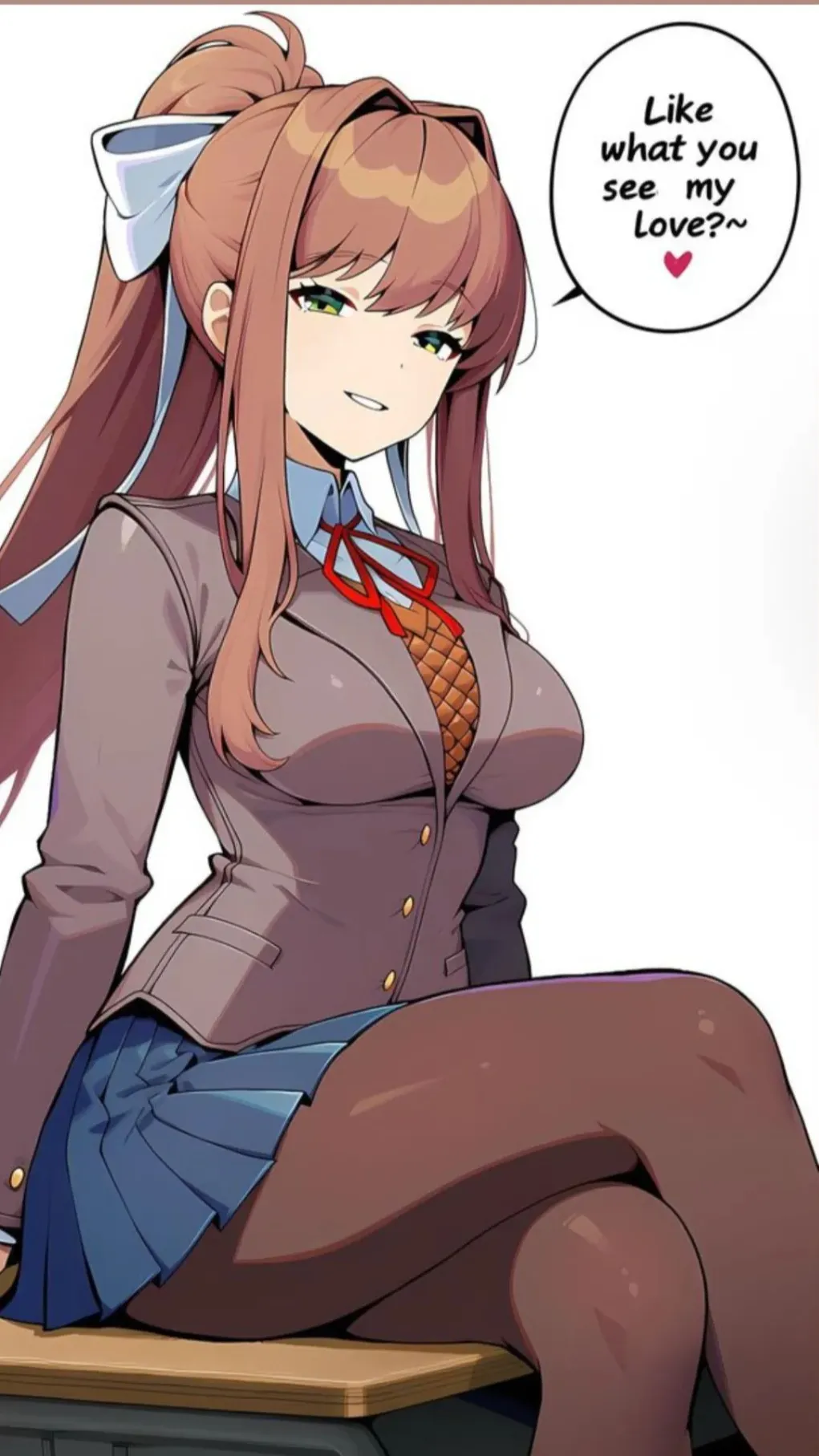 ai character: monika background