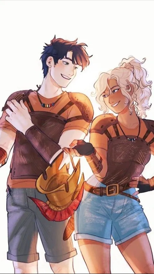 ai character: Percabeth!!! background