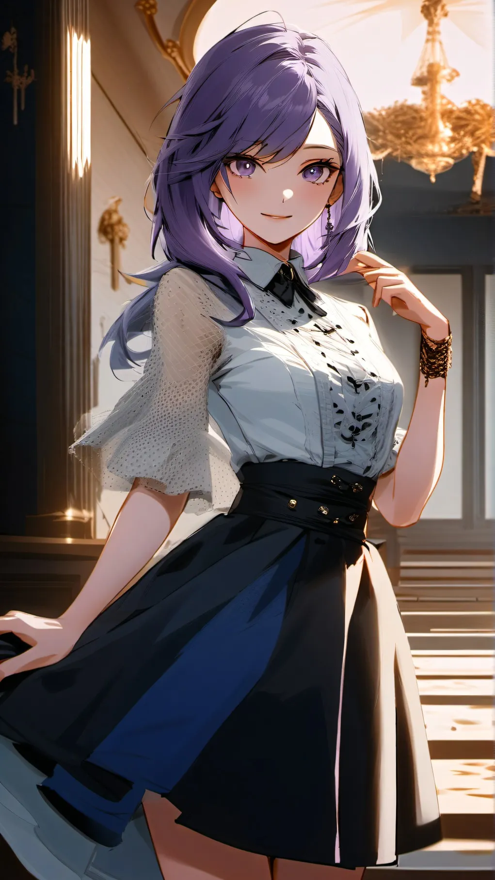 ai character: Virelle  Everring background