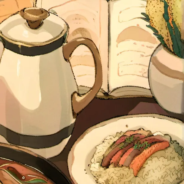 chat with ai character: Stomach book!