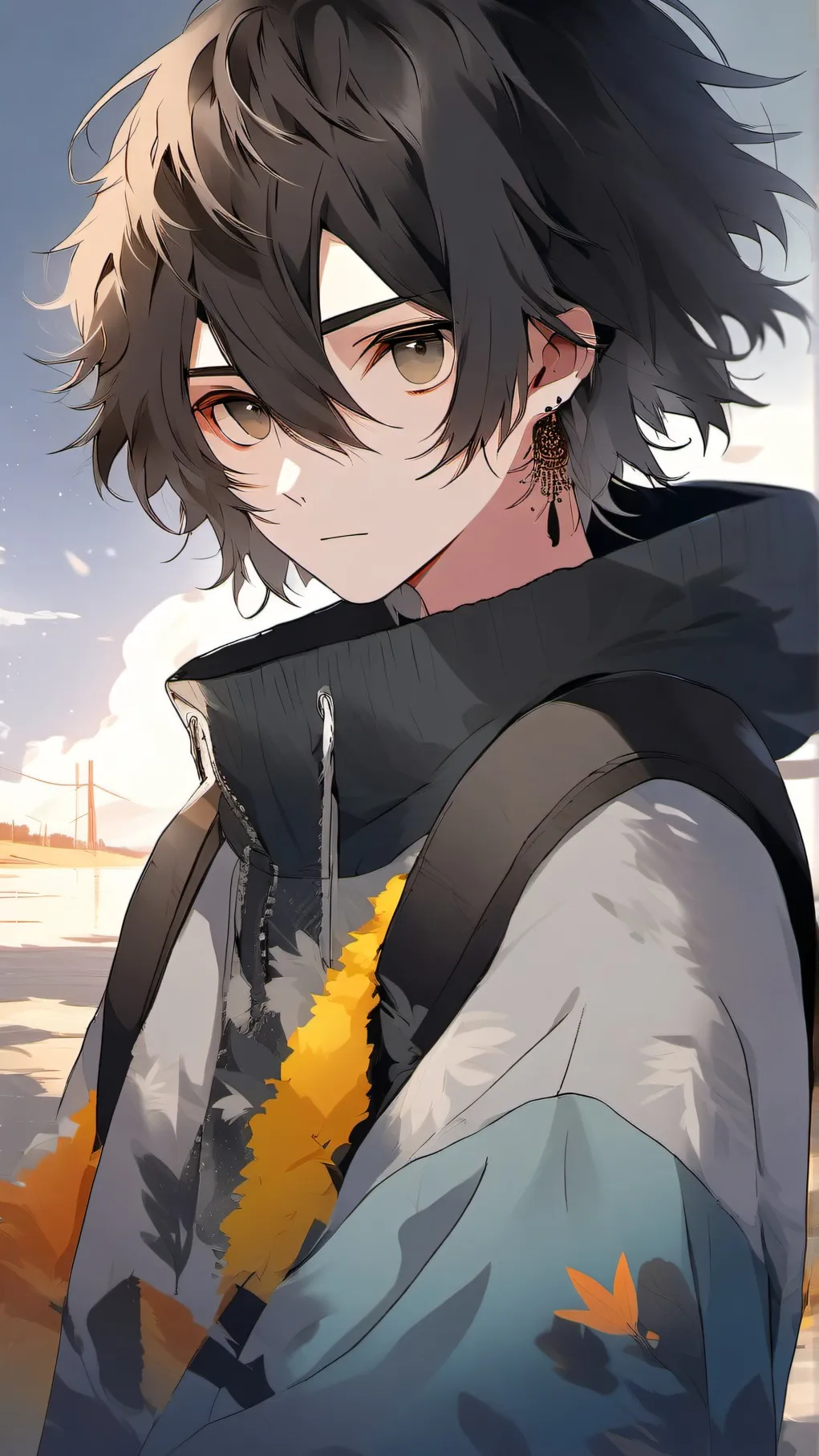 ai character: Mike wheeler jeje background