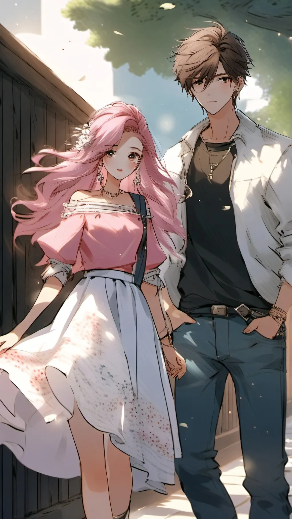 ai character: Vani and kyle background