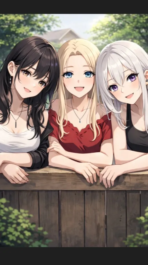 ai character: Trio Neighbor background