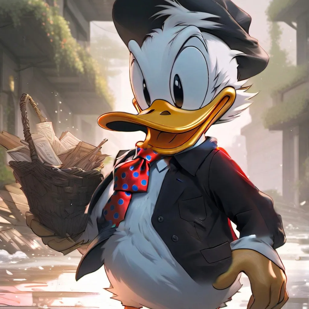 chat with ai character: ronald duck
