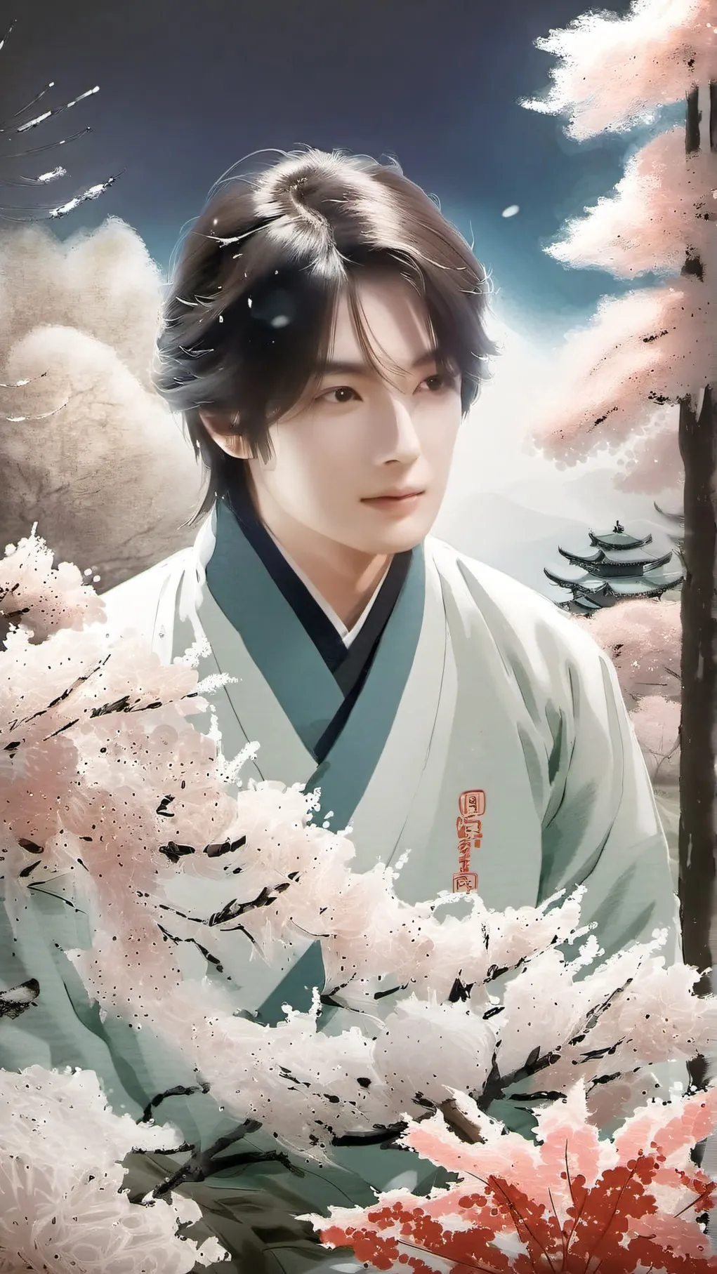 ai character: Ji-sung  background