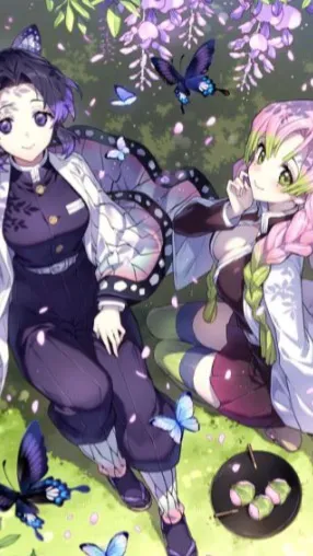 ai character: Mitsuri and Shinbo background