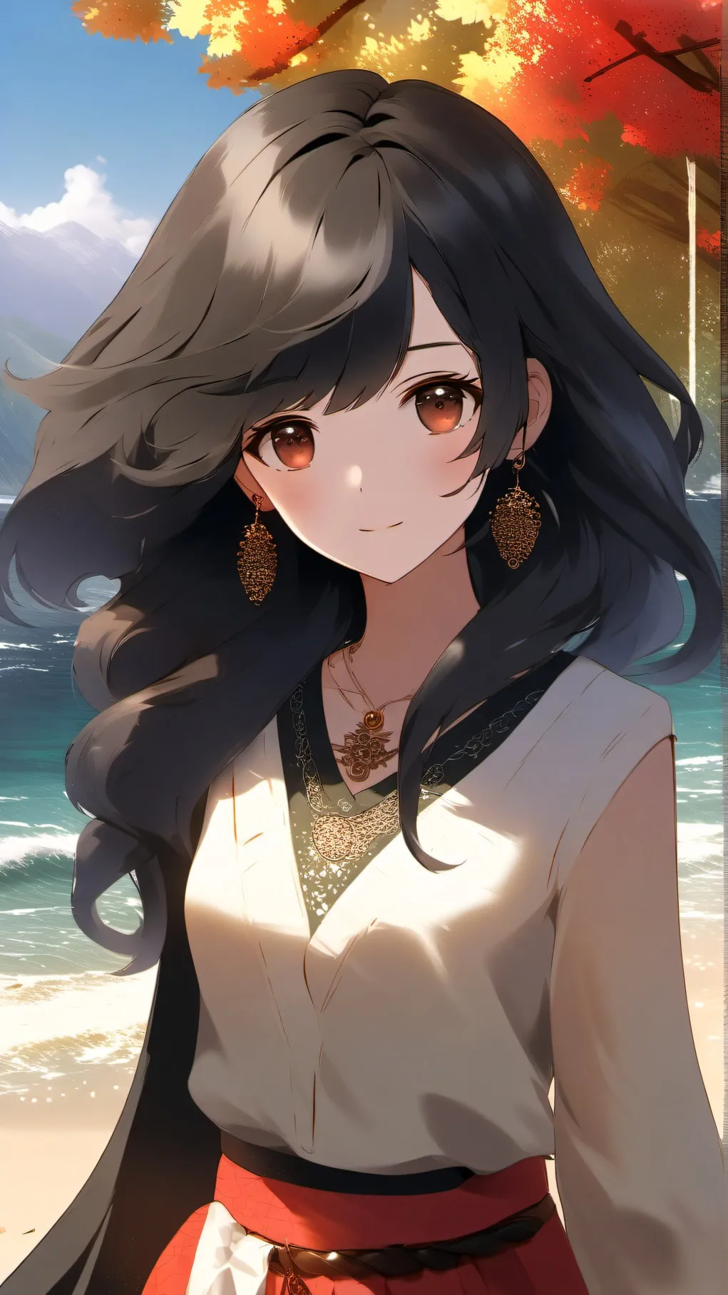 ai character: Soft AI chat background