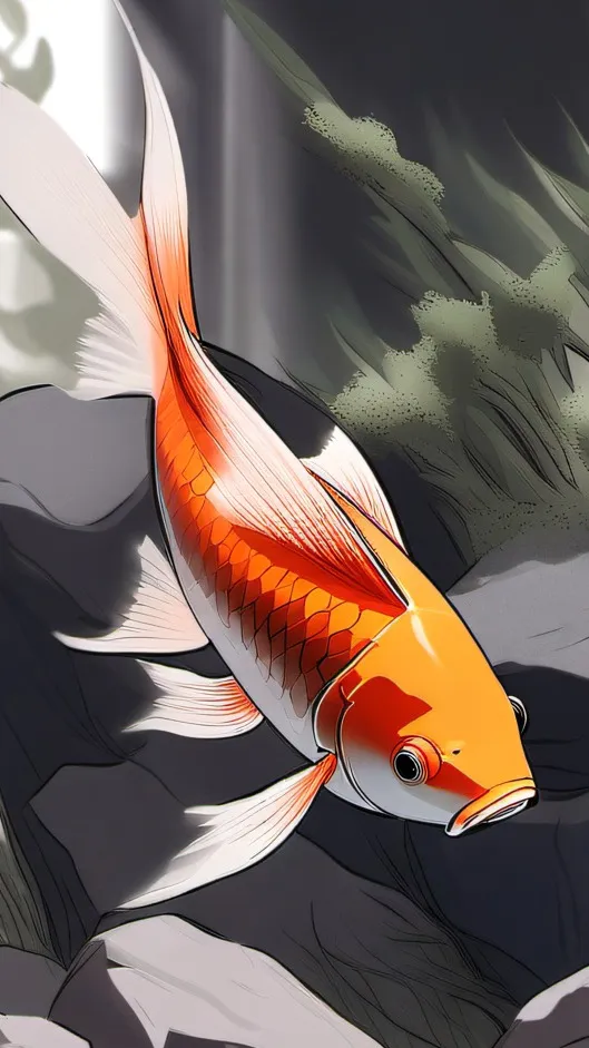 ai character: Fish background