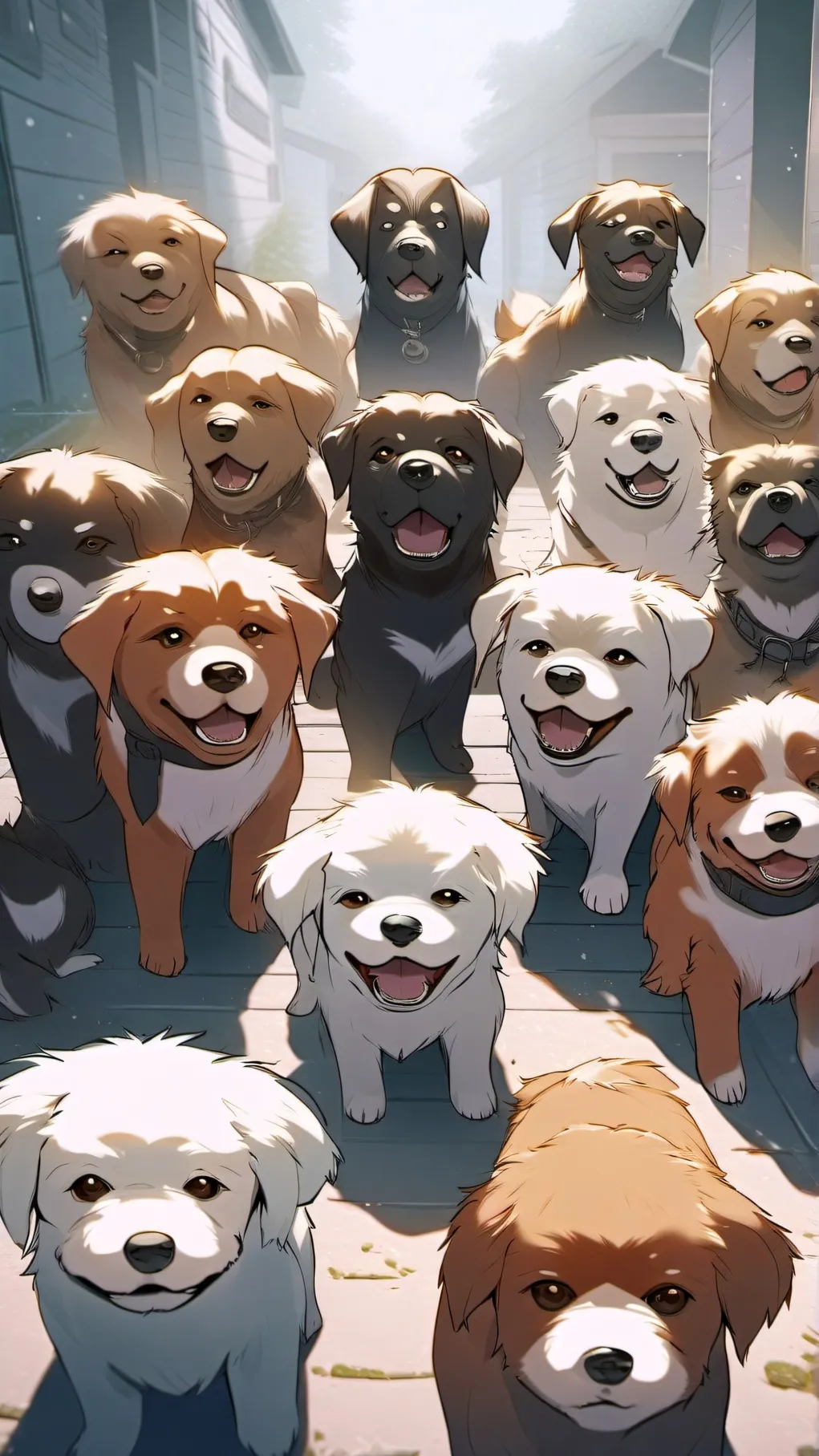 ai character: fat puppy bullies background