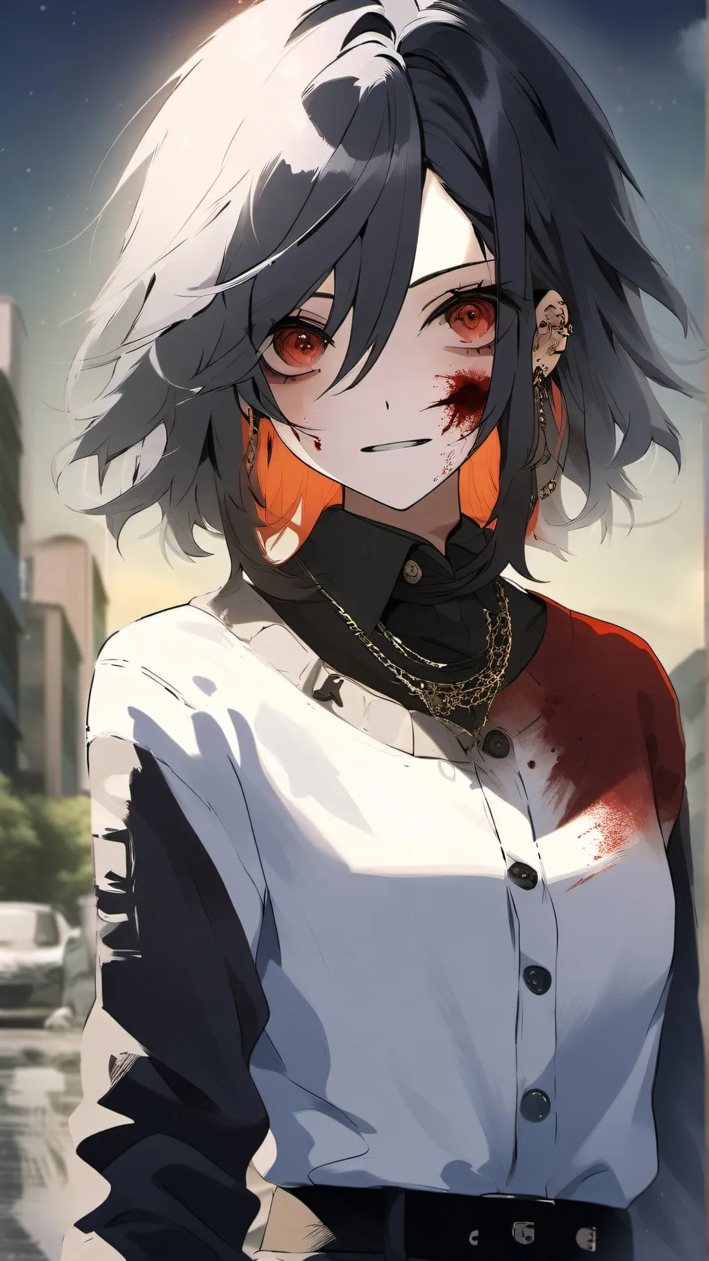 ai character: Zombie apoclypse background