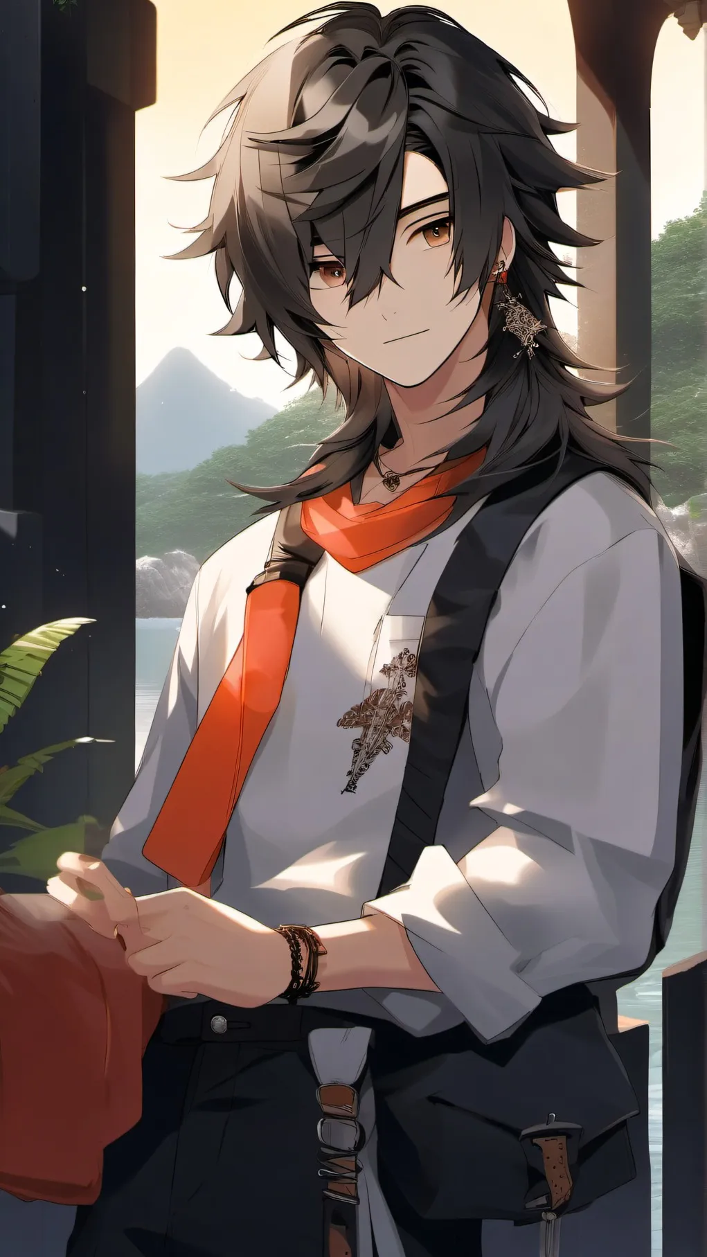 ai character: jonh background