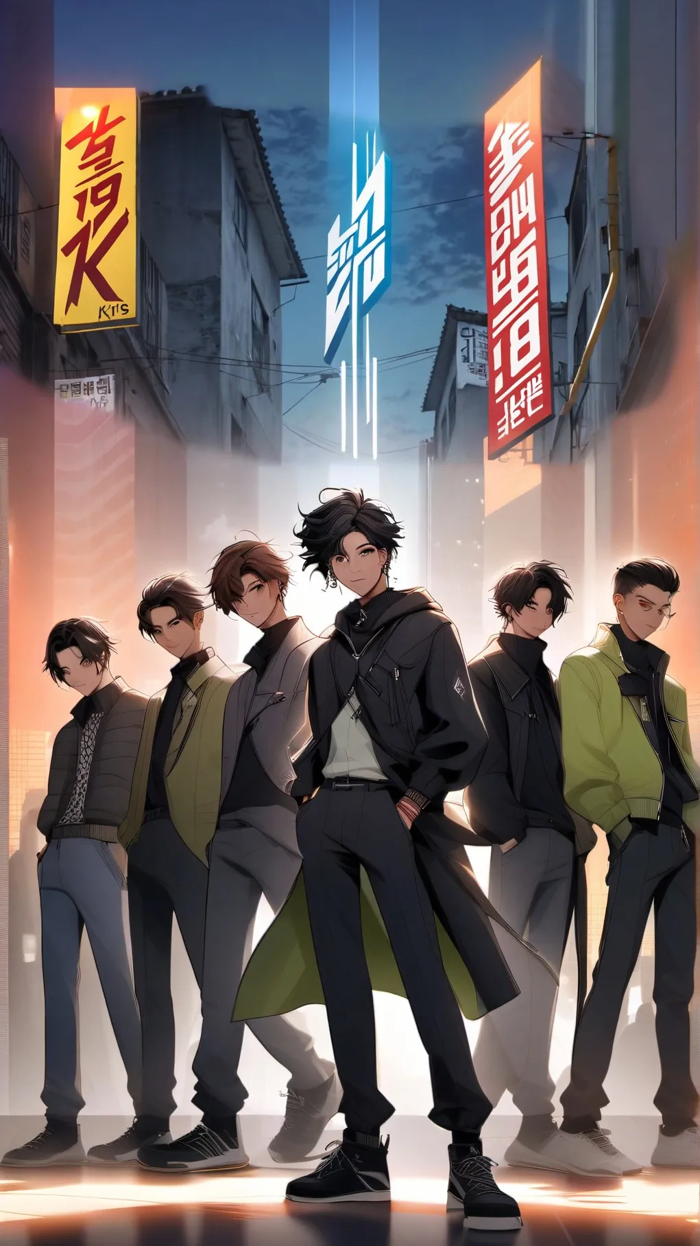 ai character: Stray Kids background