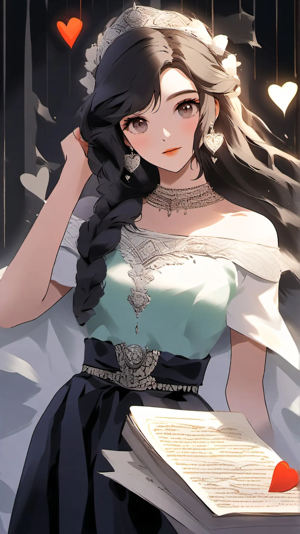 ai character: innmortata  background