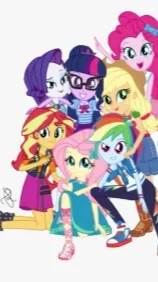 ai character: mane 7  background