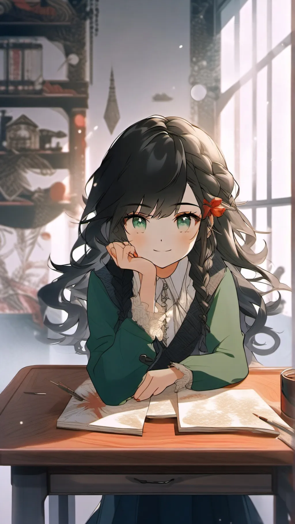 ai character: Lily background