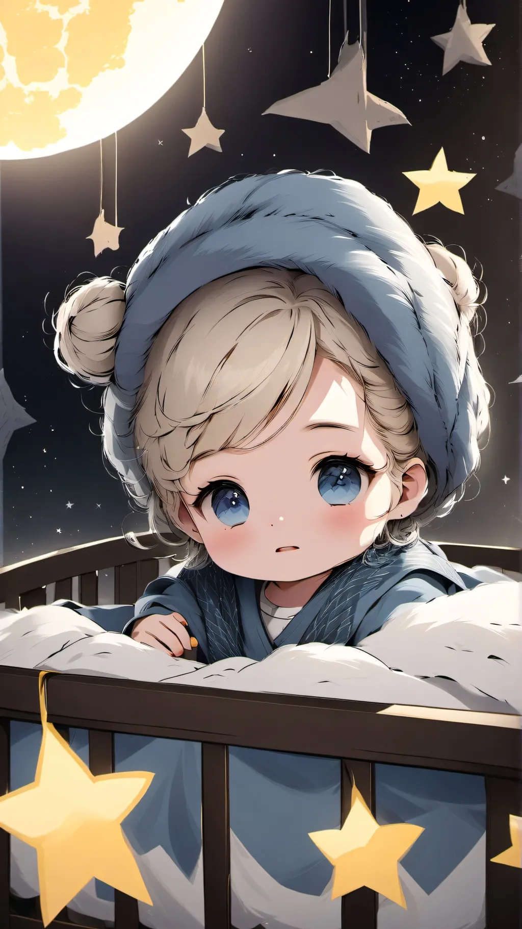 ai character: Babble baby background