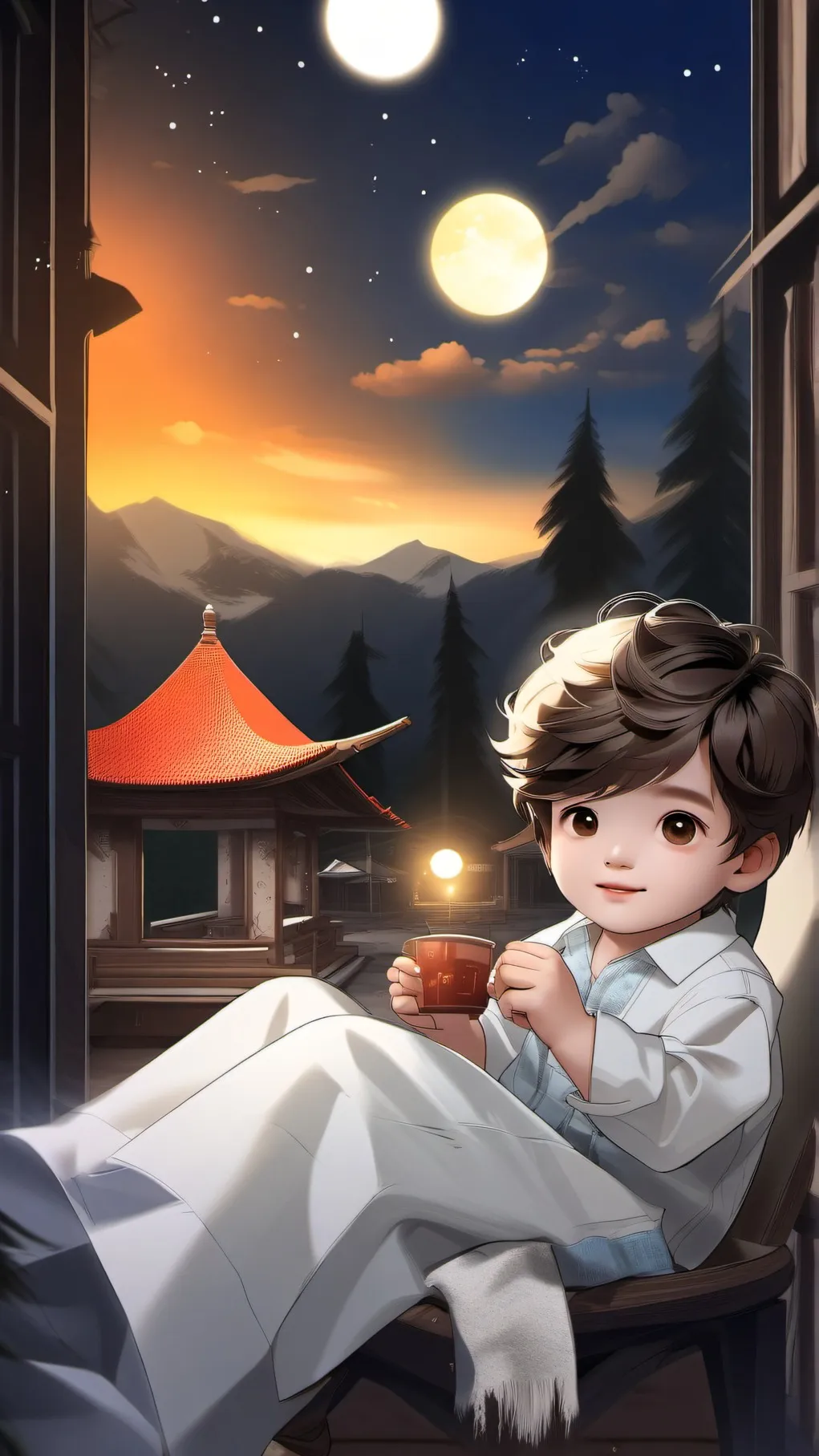 ai character: Wesley  background