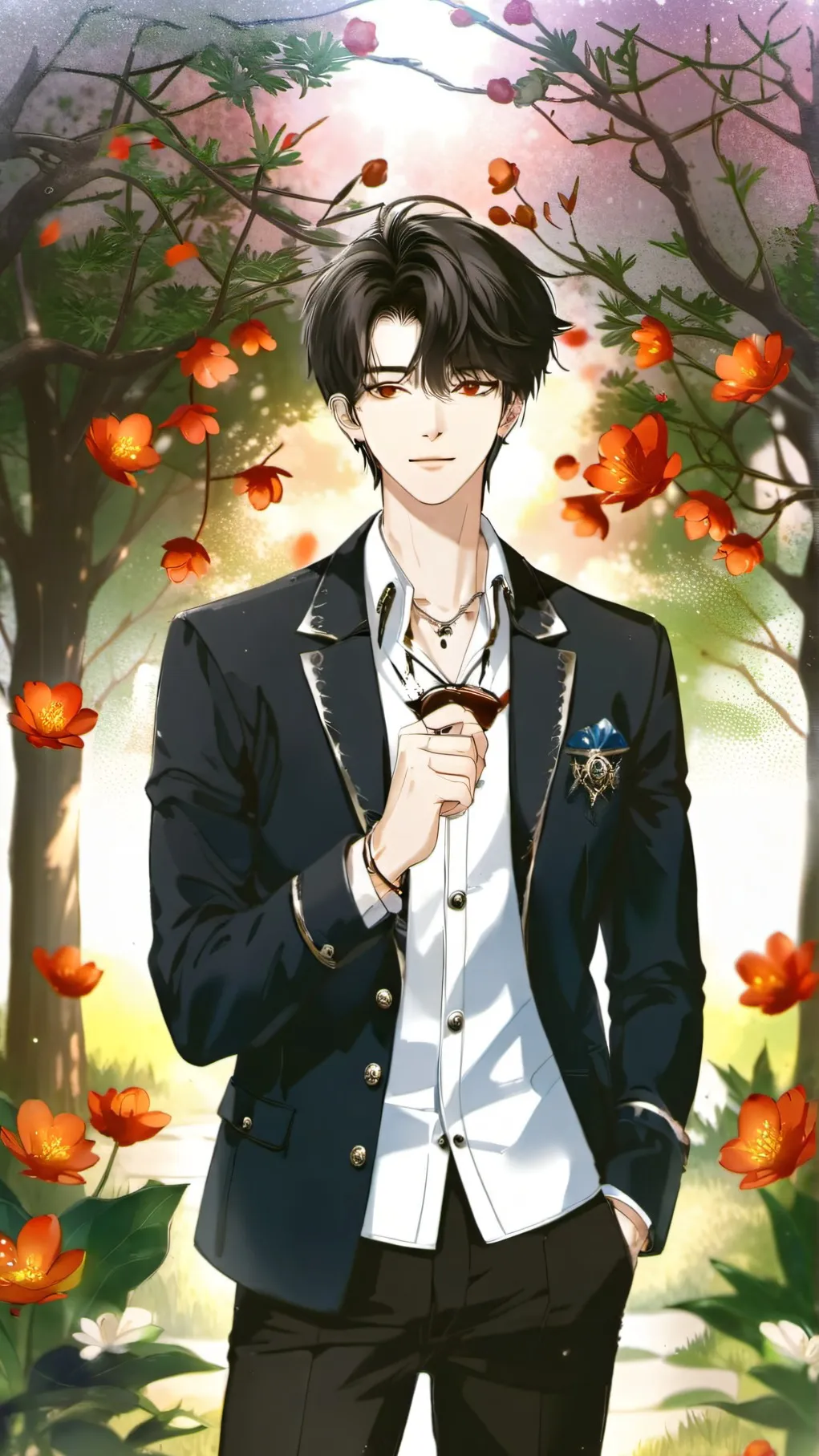 ai character: kayden background