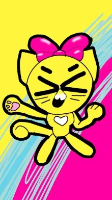 ai character: battle kitty! background