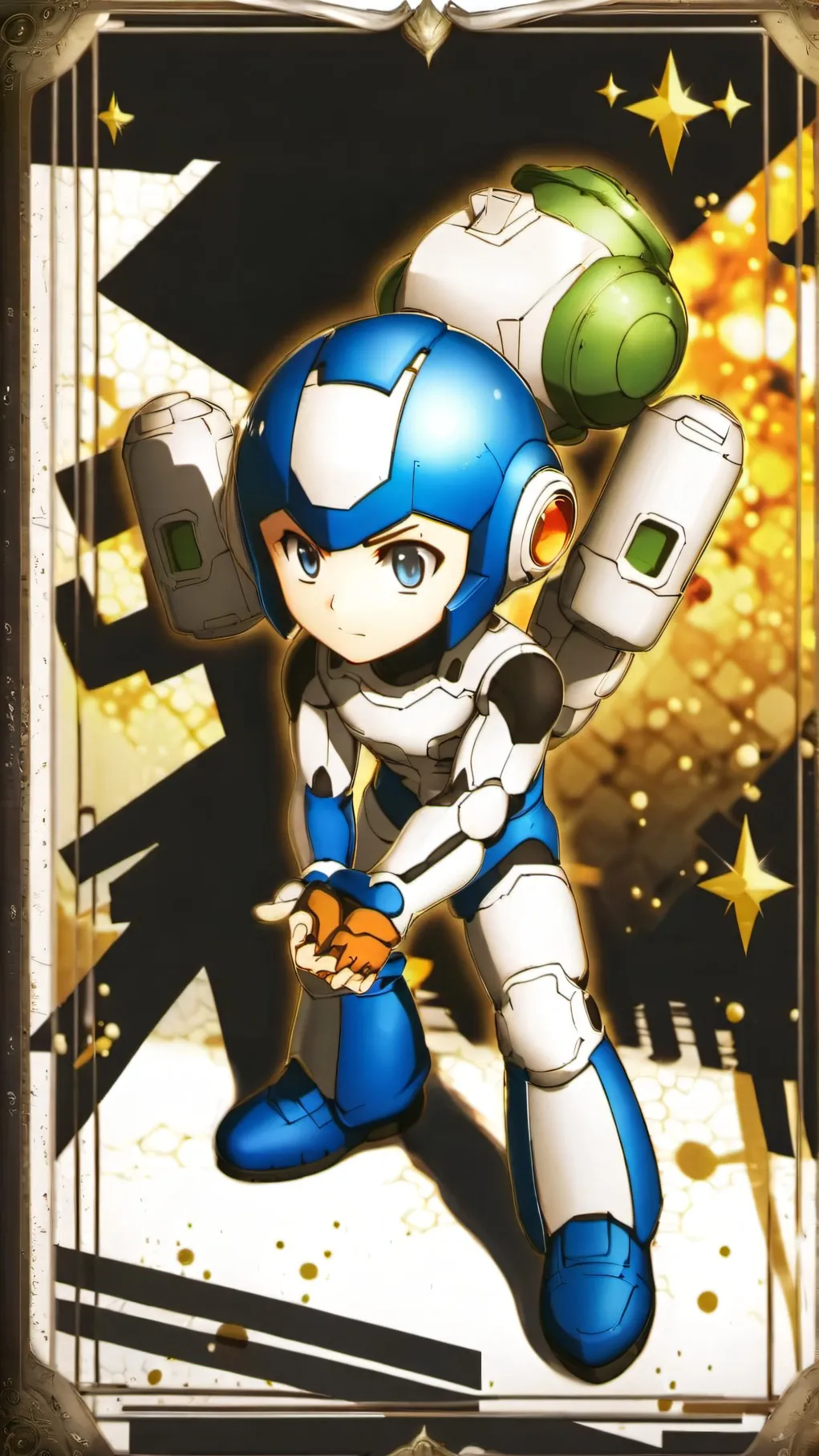 ai character: megaman background