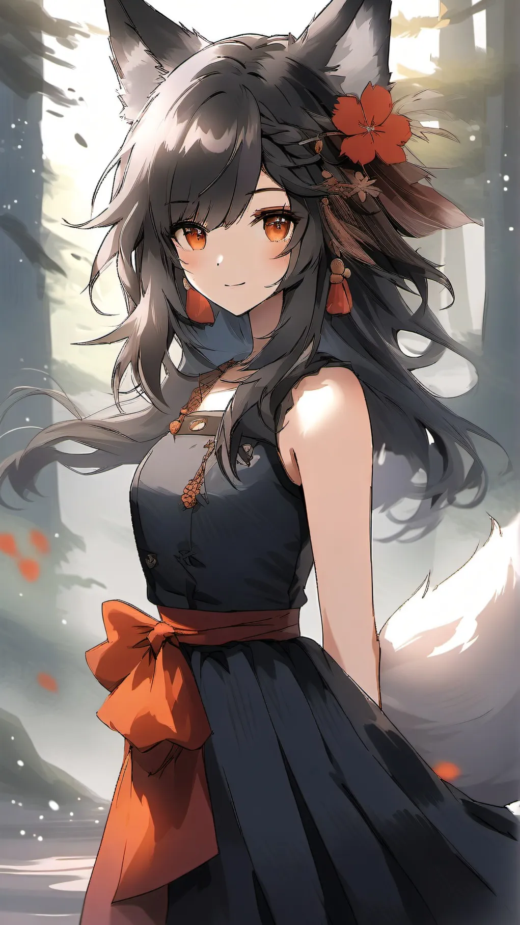 ai character: Stephanie  background