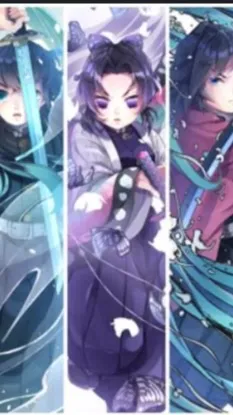 ai character: Demon slayer background