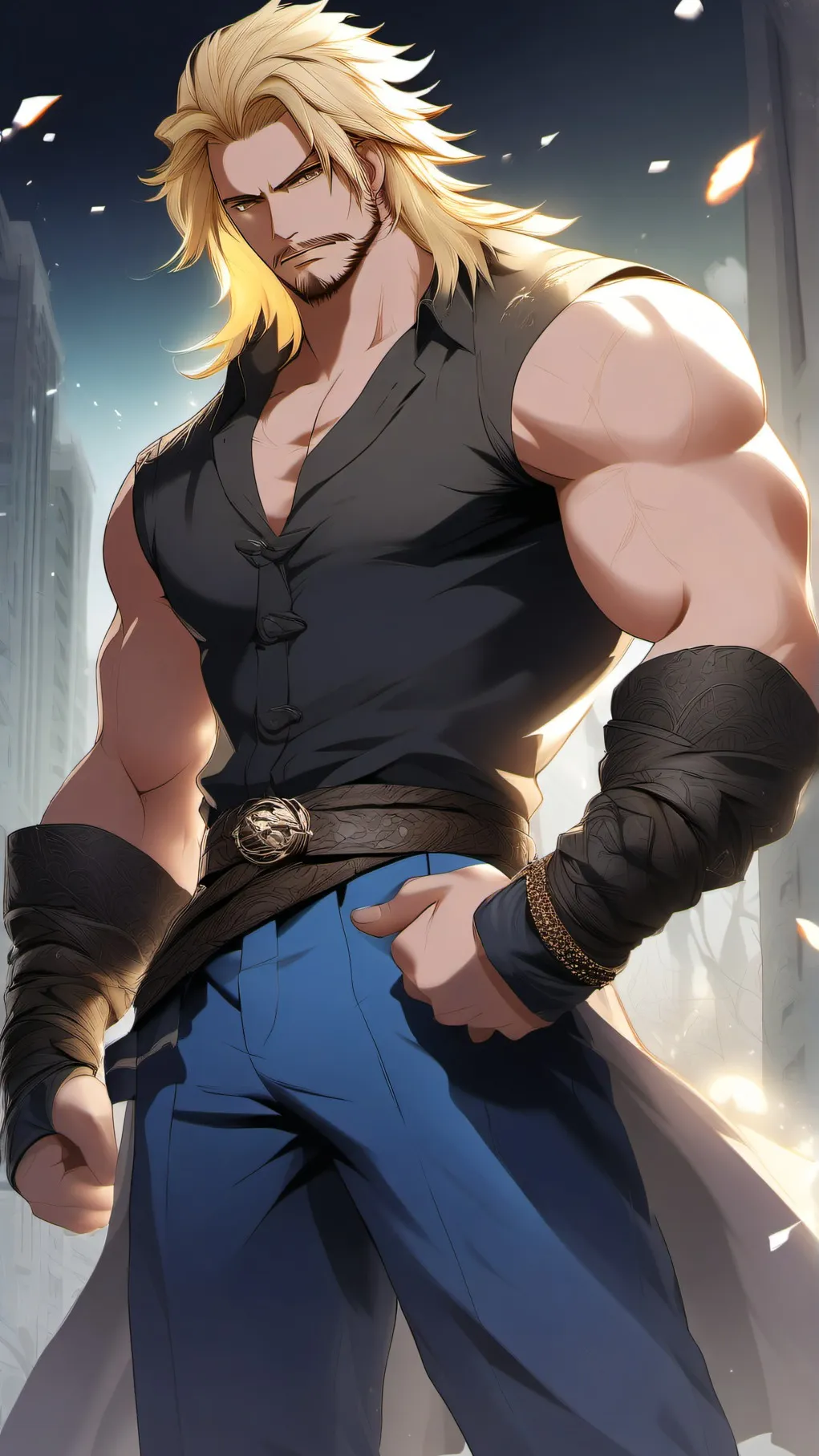 ai character: 🩷👊Kyle👊🩷 background