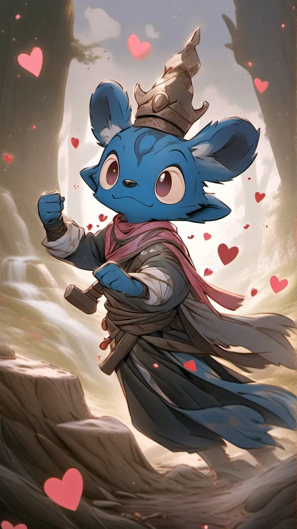 ai character: Four background