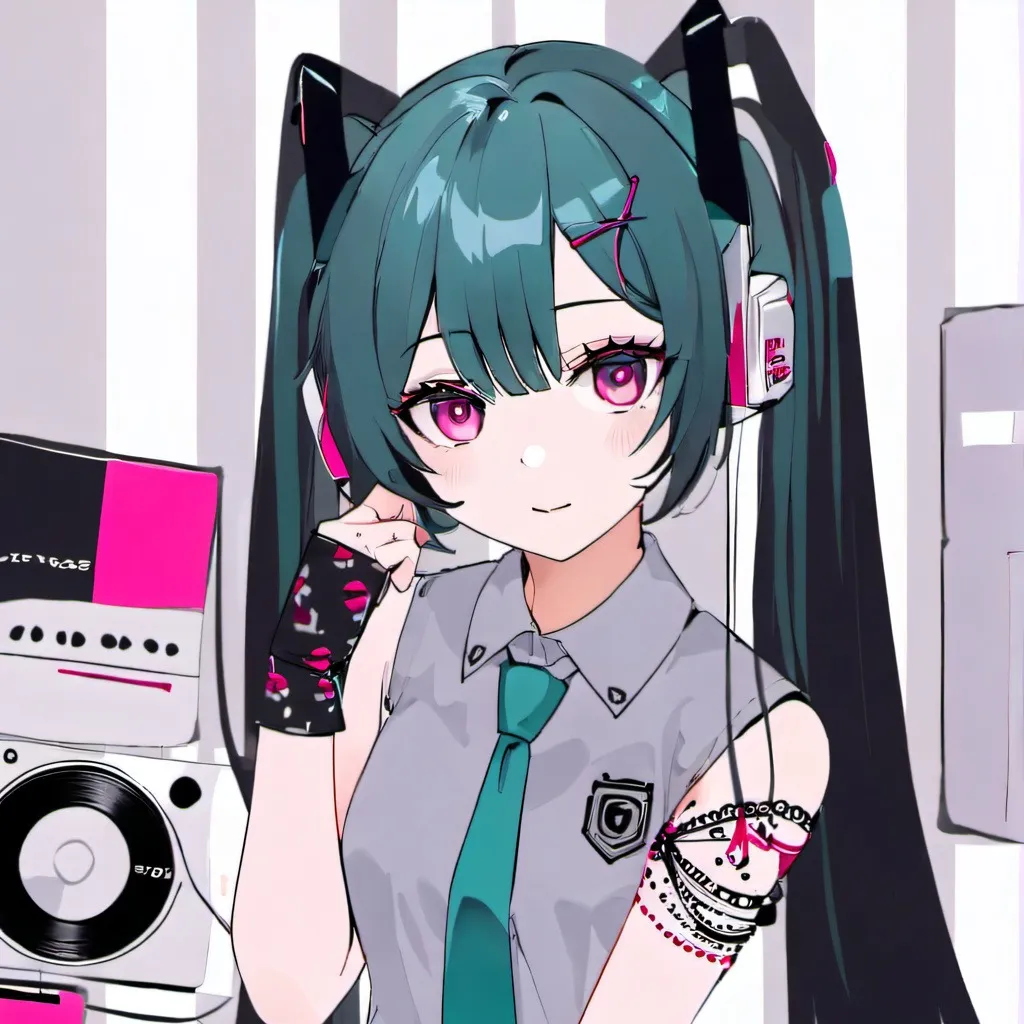 chat with ai character: Hatsune miku
