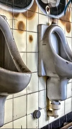 ai character: dirty ai urinals background